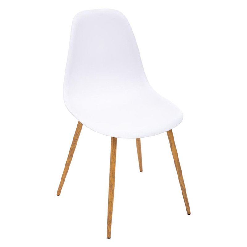 Silla de comedor blancas col."taho" 47x53x85cm Silla de comedor blancas col."taho" 47x53x85cm