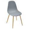 Sillas comedor grises col."taho" 46 x 55 x 86 cm