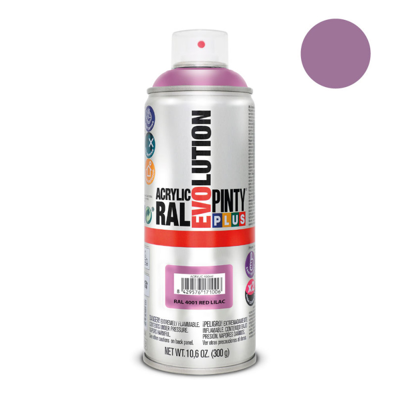 Pintura en spray pintyplus evolution 520 cc ral 4001 rojo lila Pintura en spray pintyplus evolution 520 cc ral 4001 rojo lila