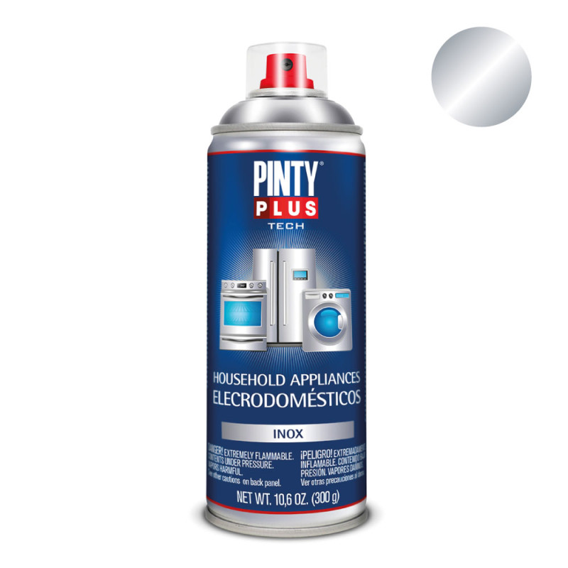 Pintura en spray pintyplus tech inox electrodomésticos e150 spray 520cc Pintura en spray pintyplus tech inox electrodomésticos e150 spray 520cc