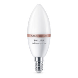 Bombilla vela e14 4,9 w full colors 470 lm wifi