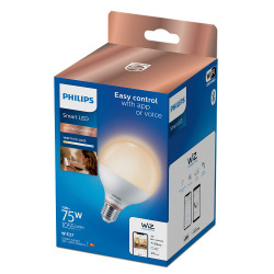 Bombilla globo e27 11 w 2.700-6.500 k 1055 lm wifi