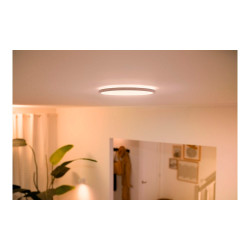 Plafon led inteligente 14w 1300 lm ø242 mm marco blanco