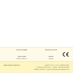 Plafon led inteligente 14w 1300 lm ø242 mm marco blanco
