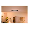Plafon led inteligente 16w 1500lm ø292 mm marco negro