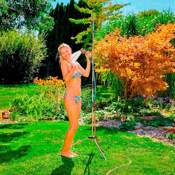 Ducha de jardín trio sobre trípode 220 cm
