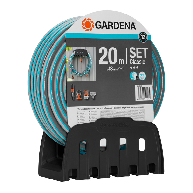Kit manguera de jardin classic 20 m (1/2" 13 mm) Kit manguera de jardin classic 20 m (1/2" 13 mm)
