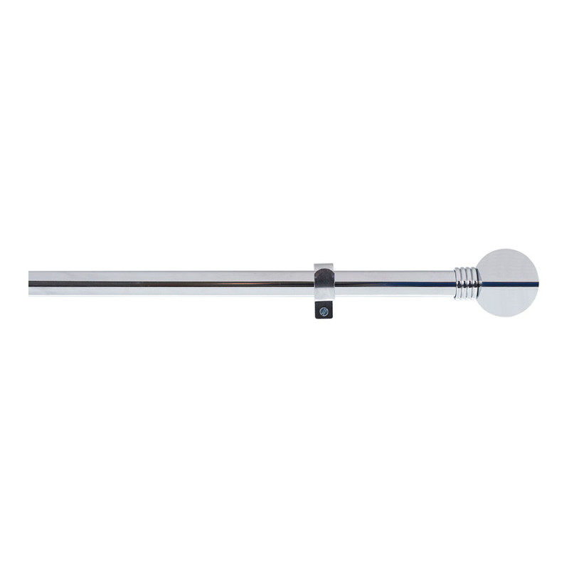 Kit barra cortina anillo extensible de 160 a 300cm cromo cintacor - storplanet Kit barra cortina anillo extensible de 160 a 300cm cromo cintacor - storplanet