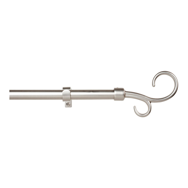 Kit barra cortina baculo extensible de 160 a 300cm plata cintacor - storplanet Kit barra cortina baculo extensible de 160 a 300cm plata cintacor - storplanet