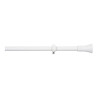 Kit barra cortina blanco cono extensible de 110 a 200 cm