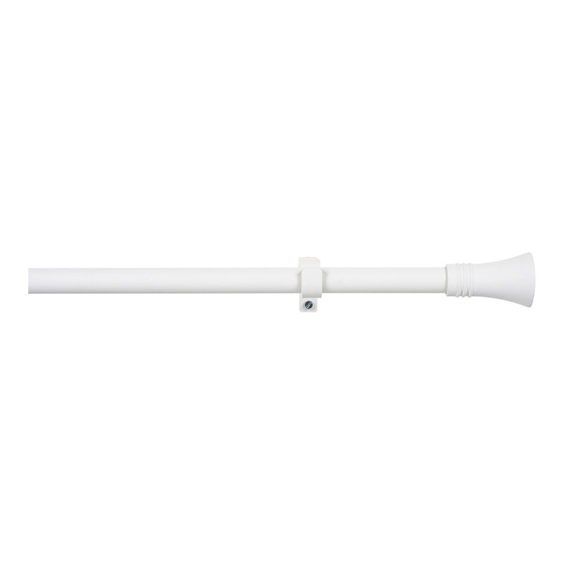 Kit barra cortina blanco cono extensible de 160 a 300 cm Kit barra cortina blanco cono extensible de 160 a 300 cm