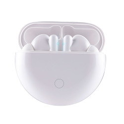 Auriculares earbuds bluetooth con estuche blanco