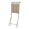 Mesa metalica/mosaico bistro color marron para exterior 58 x 58 x 72 cm