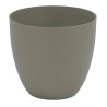 Maceta de inyección cuenco ø38cm color taupe
