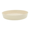 Plato de inyeccion para maceta color ecru ø28cm