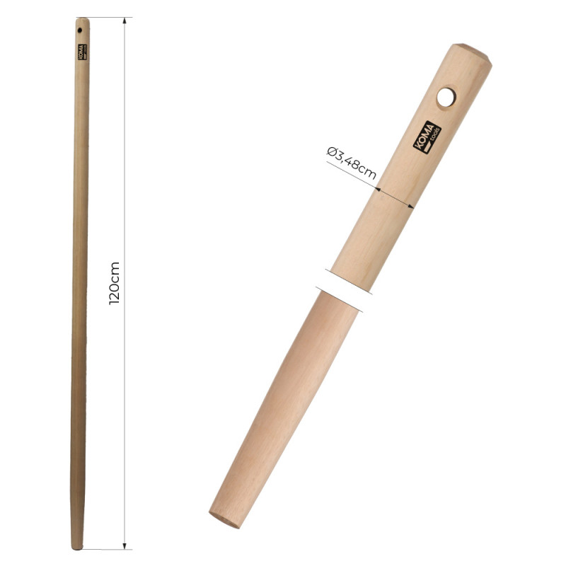 Mango para horca ø3,48cm x 120cm amh1200 koma tools Mango para horca ø3,48cm x 120cm amh1200 koma tools