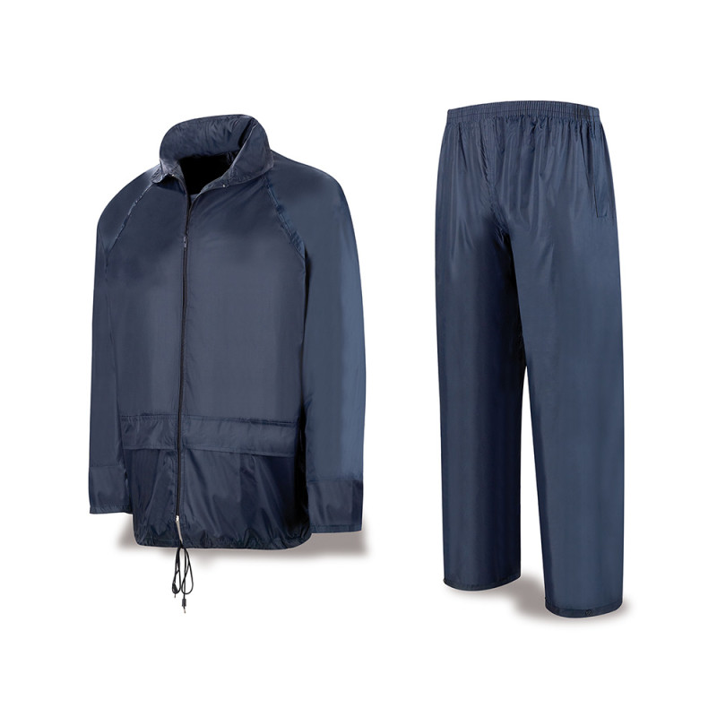 Traje agua ingeniero poliéster/pvc azul m meteo Traje agua ingeniero poliéster/pvc azul m meteo
