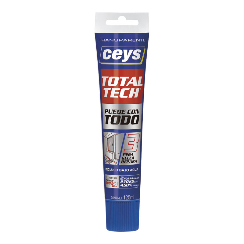 Total tech transparente tubo 125 ml Total tech transparente tubo 125 ml