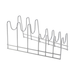 Soporte para platos, tapaderas y tablas de corte 'lido' 29x50x17cm metaltex