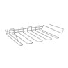 Colgador estante para copas 'my-crystal' 38x26x7cm metaltex