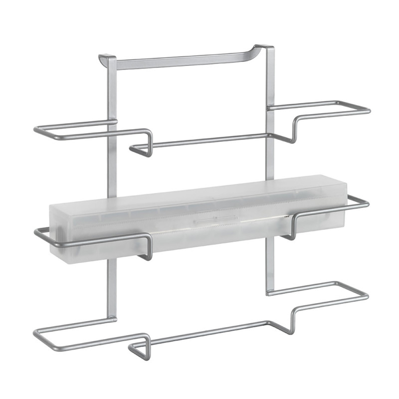 Soporte triple de puerta para film/aluminio 'galileo' 36x9x30cm metaltex Soporte triple de puerta para film/aluminio 'galileo' 36x9x30cm metaltex