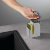 Dispensador de jabón con estropajero 'soap-tex' 11x8x22cm metaltex