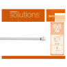 Portavisillo deco modelo clasico blanco 120-215cm cintacor - storplanet