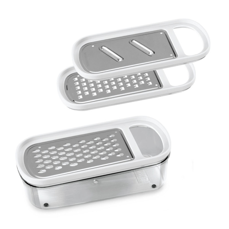 Rallador con contenedor 3 en 1 'rap-box' 21cm metaltex Rallador con contenedor 3 en 1 'rap-box' 21cm metaltex