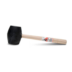 Maza de goma negra 500g. 65905 rubi