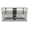 Cilindro iridium m irm3030l latón 60mm (30+30mm) leva larga 15mm. con 5 llaves de seguridad. ifam