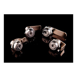 Cerradura 111 c. niquel. lengüeta curva de 30mm. con 2 llaves. ifam