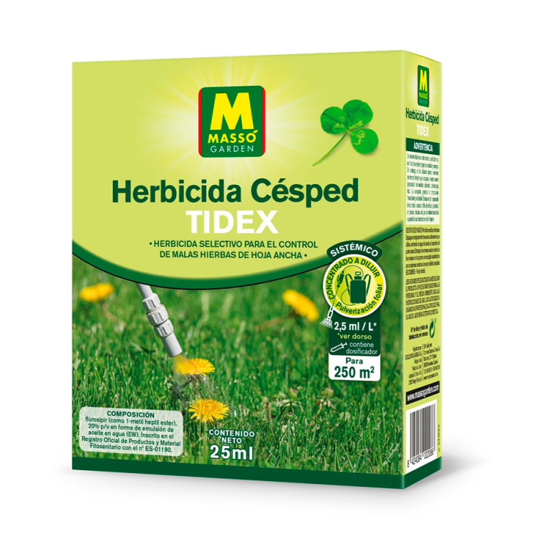 Garden herbicida para césped 25ml 231662 masso Garden herbicida para césped 25ml 231662 masso
