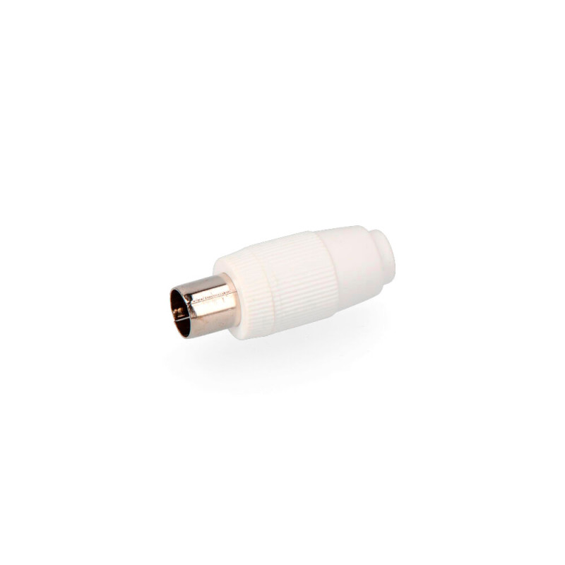 Clavija tv 9,5mm. recta macho retractilado Clavija tv 9,5mm. recta macho retractilado