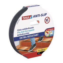cinta antideslizante negra 15 m x 25 mm