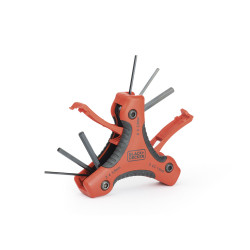 Llaves hexagonales mm bdht0-71628, juego de 9 piezas
