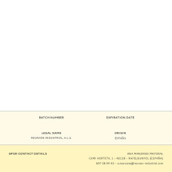 Pata cilíndrica de acero en color blanco mod. 401g. medida ø3x10cm 2-401g.100.01 rei