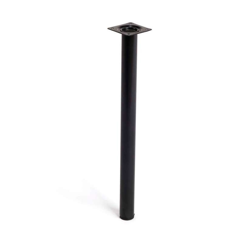 Pata cilíndrica de acero en color negro mod. 401g. dimensiones ø3x40cm 2-401g.400.03 rei Pata cilíndrica de acero en color negro mod. 401g. dimensiones ø3x40cm 2-401g.400.03 rei