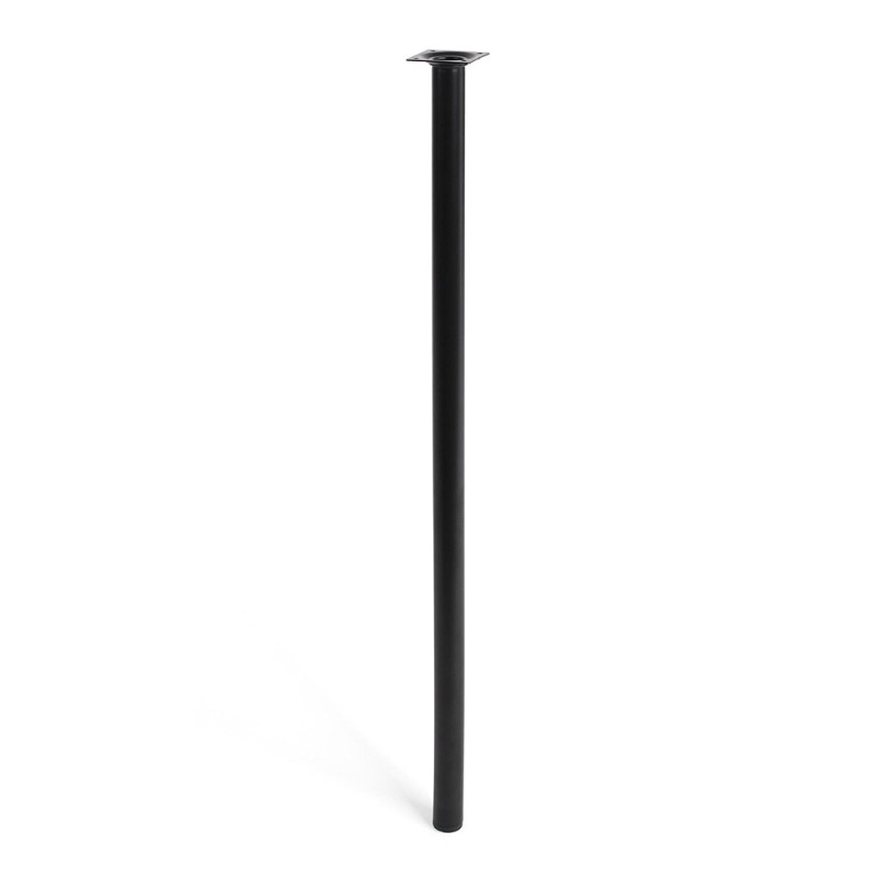 Pata cilíndrica de acero en color negro mod. 401g. dimensiones ø3x80cm 2-401g.800.03 rei Pata cilíndrica de acero en color negro mod. 401g. dimensiones ø3x80cm 2-401g.800.03 rei