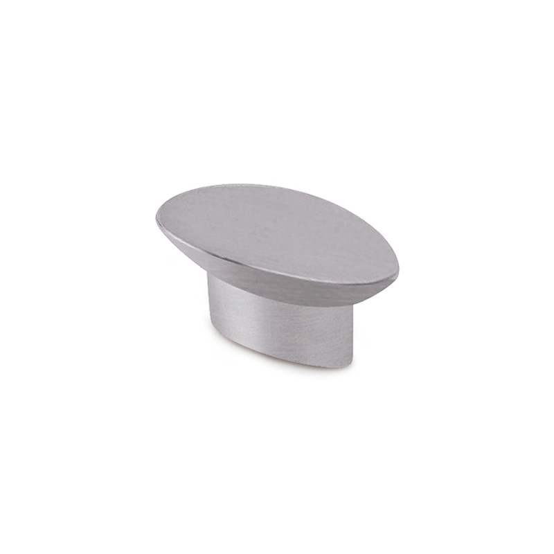 Blister con 4 pomos metálicos para mueble, con acabado cromo mate mod. 743 41x19mm rei Blister con 4 pomos metálicos para mueble, con acabado cromo mate mod. 743 41x19mm rei