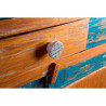 Blister con 4 pomos redondos para mueble fabricado en madera acabado gris mod. e225 ø38mm rei