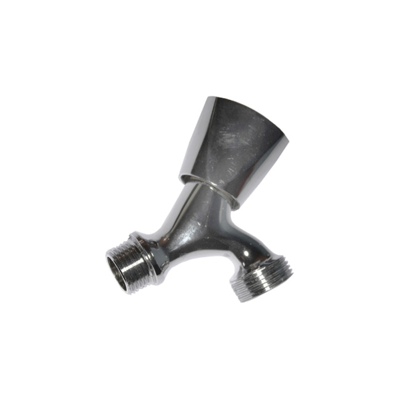 Grifo de lavadora basico 1 salida v/metal cromo 1/2" - 3/4" (envasado) Grifo de lavadora basico 1 salida v/metal cromo 1/2" - 3/4" (envasado)