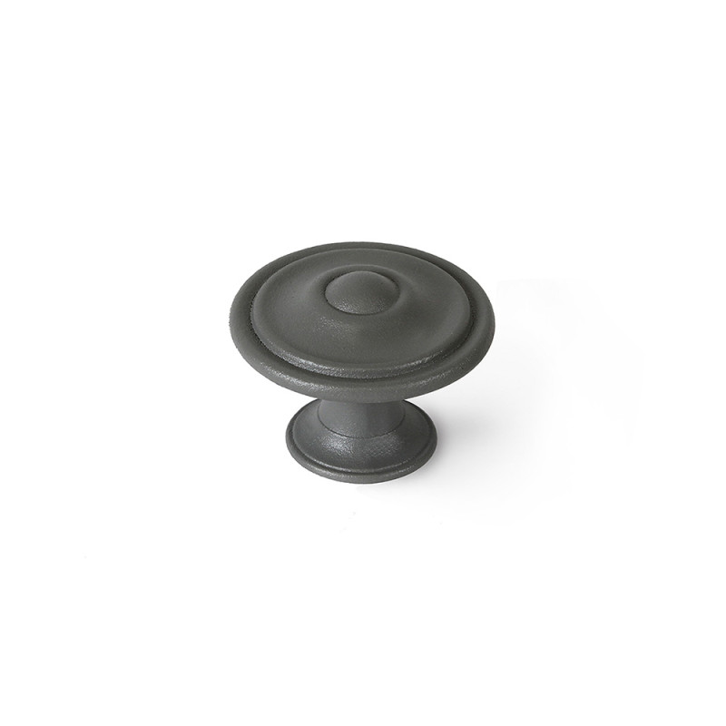 Blister con 4 pomos redondos para mueble fabricado en zamak acabado gris ceniza mod. 3110 ø35mm rei Blister con 4 pomos redondos para mueble fabricado en zamak acabado gris ceniza mod. 3110 ø35mm rei