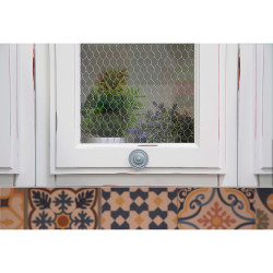 Blister con 4 pomos redondos para mueble fabricado en zamak acabado gris ceniza mod. 3110 ø35mm rei
