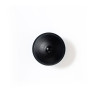 Blister con 4 pomos redondos para mueble fabricado en zamak acabado negro mate mod. 3121 ø30mm rei