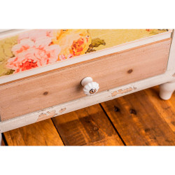 Blister con 4 pomos redondos para mueble fabricado en porcelana acabado blanco mod. e524 ø28mm rei