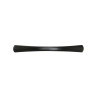 Blister con 4 tiradores de mueble tipo asa fabricado en aluminio acabado negro mate mod. 589a entrepuntos 128mm rei