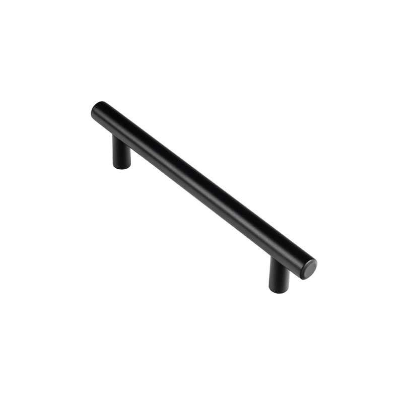 Blister con 4 tiradores de mueble tipo asa fabricado en acero inoxidable acabado negro mate mod. 891h entrepuntos 128mm rei Blister con 4 tiradores de mueble tipo asa fabricado en acero inoxidable acabado negro mate mod. 891h entrepuntos 128mm rei