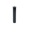 Juego 4 patas canape pt26 ø50 x 270 mm sin rueda, negro 96406 micel