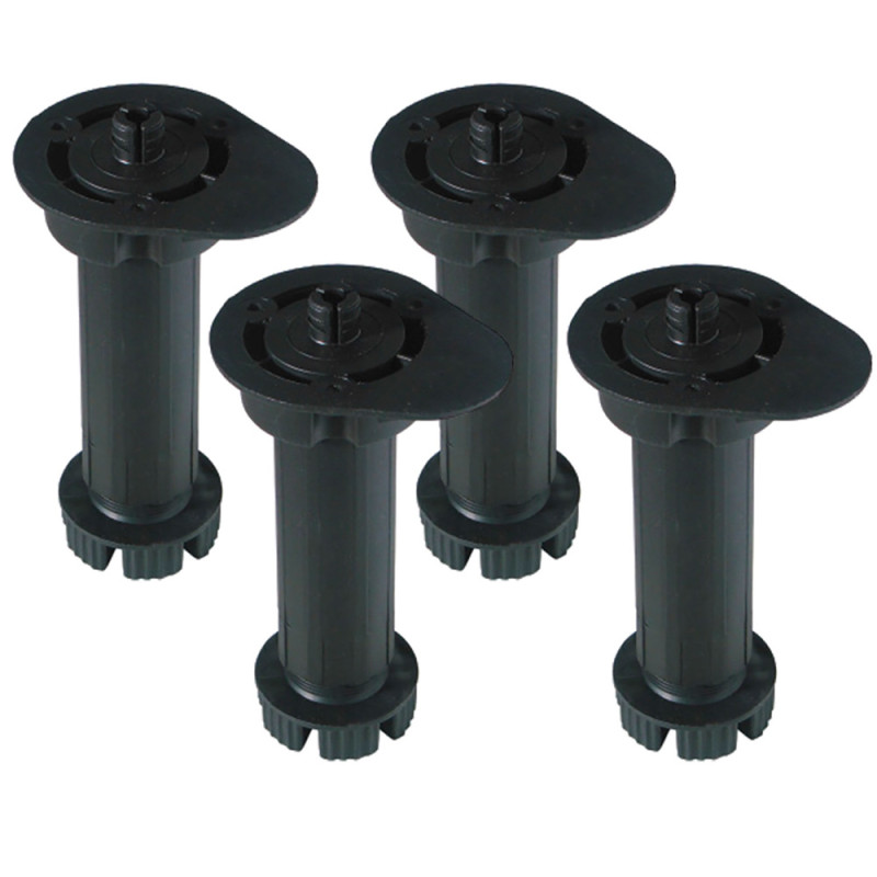 Pack 4 patas mueble redonda pt11 130-200mm ne 96301 micel Pack 4 patas mueble redonda pt11 130-200mm ne 96301 micel