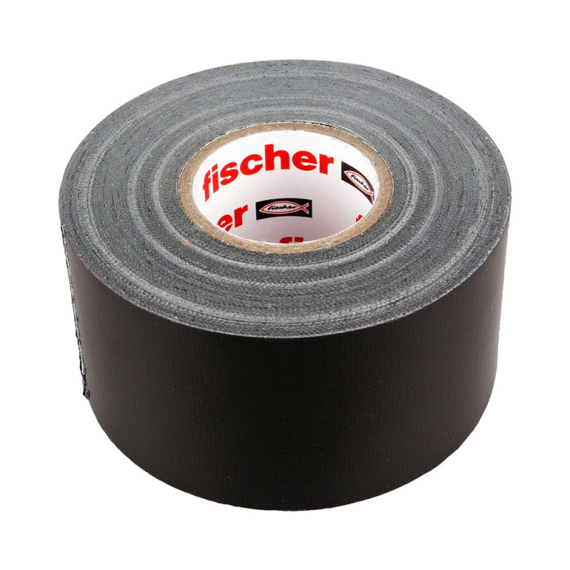 Cinta americana negra 25m x 48mm 560903 fischer Cinta americana negra 25m x 48mm 560903 fischer